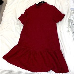 Zara mock turtleneck dress